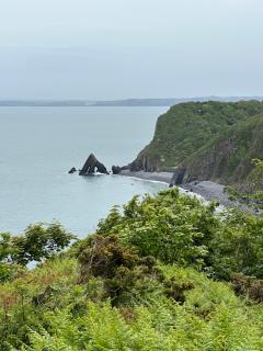 Looking back towards Blackchurch Rock